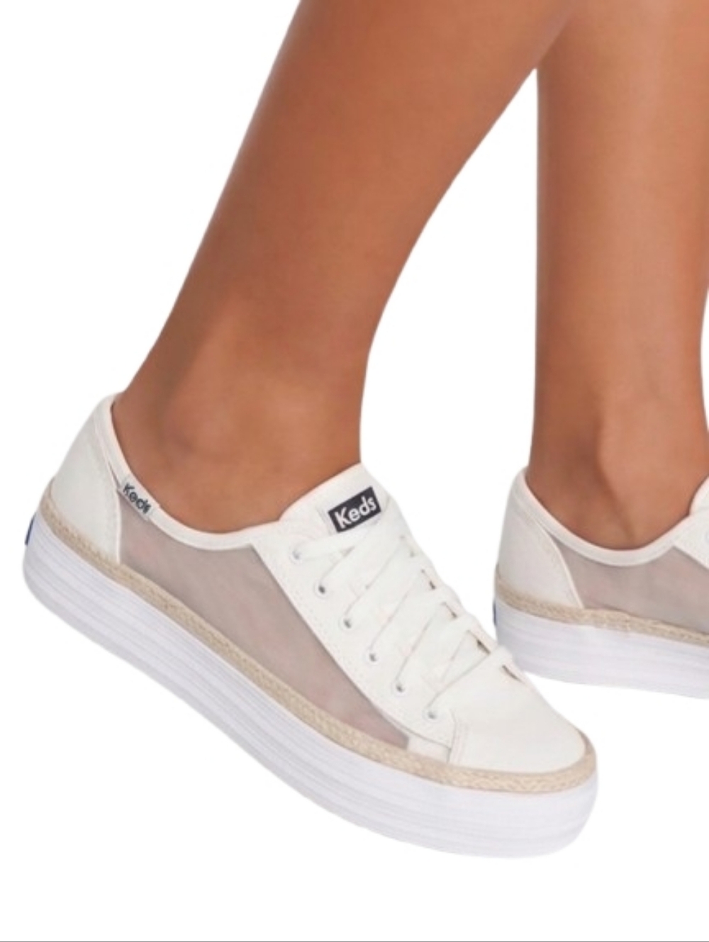 KEDS Triple Kick Transparent Mesh Sneakers